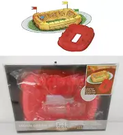 Chef Preferred Silicon FOOTBALL STADIUM SPORTS CAKE PAN SET +Frosting Tube, Tips