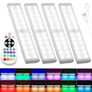 Under Cabinet Lights Wireless, 58-LED Rechargeable Motion Sensor Closet Light...