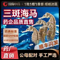 在飛比找淘寶網優惠-海馬乾貨一公一母海馬中藥材官方旗艦店海龍一對三斑海馬泡酒藥材