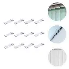 12pcs Metal Blind Vane Saver Vertical Blind Repair Metal Clip Kit