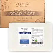 5 LB - GOATS MILK Soap Base by Velona | SLS/SLES free | Melt and Pour