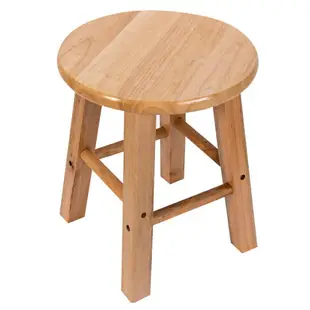 原木實木小圓凳子木頭凳子家用橡木板凳換鞋凳家用矮凳吃飯凳子