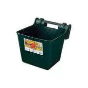 Fortiflex Hook Over Fence Feeder 16 Qt Dark Green