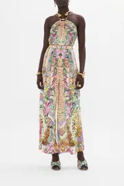 WIDE LEG TROUSER WITH FRONT POCKETS FLOWERS OF NEPTUNE