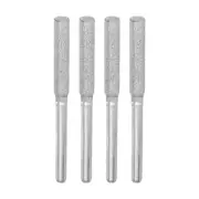 4pcs Diamond Coated Chainsaw Sharpener Bits 5/32" 4mm Cylinder Chain Saw Grinder