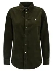 [Polo Ralph Lauren] Polo Ralph Lauren-Velvet Shirt Camicie Verde-Donna 4