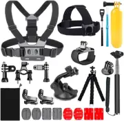 20-in-1 Action Camera Accessories for GoPro Hero 11 10 9 8 Max 7 6 5 4 Black GoP