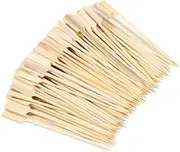 Bamboo Wooden Catering Paddle Skewers Disposable Finger Food Cocktail BBQ (1)