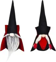 Mr. and Mrs. Plush Halloween Vampire Gnomes Couple New Sealed
