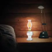 Unique Rechargeable Retro Keros Traditional Oil Lamps Home Decor