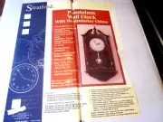 VINTAGE Stratford Westminster Pendulum Chiming Wall Clock. BRAND NEW IN OPEN BOX