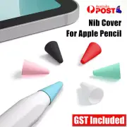 Soft Silicone Pen Tip Cap Cover Case For iPad Apple Pencil 1 2 Draw No Noise