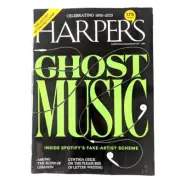 Harper's Magazine January 2025 Ghost Music Spotify Plot Against Musicians