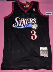 NBA PHILADELPHIA 76ers #3 Iverson AI 97/98 Jersey 2XL 52 QLD Seller