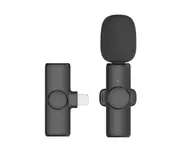 K2 Wireless Lavalier Microphone Plug And Play Clip for iPhone Ipad/Android Live Gaming Phone - Lightning-rechargeable