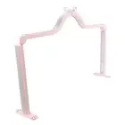 (Pink)Nail Tech Lamp With Phone Holder 3000K To 6000K Stepless Dimming Foldab HG