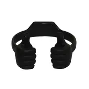 Flexible Thumb Cell Phone Holder Tablet Holder for Desk-Black