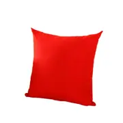 Red Plain Cushion Cover