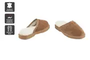 UGG Outback Unisex Premium Sheepskin Barwon Slipper (Chestnut, Size 8M/9W US)