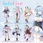 HOLOLIVE SHIRAKAMI FUBUKI NATSUIRO 卡通虛擬主播歌手任務印刷高清亞克力立牌桌面擺件擺件