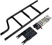 Compatible For Universal Trucks For Pick Up 4X4 Off-road Parts Black Manganese Steel Rear Ladder Replacement Tailgate Ladder
