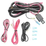 FREEMOTOR802 Universal Fog Lamps Wiring Harness Kits Lamp LED Work Light Bar ...