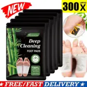 10-300Pcs Detox Foot Patches Pads Body Toxins Feet Slimming Cleansing Herbal A++