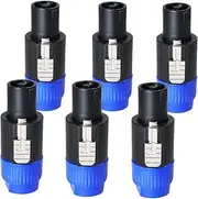 Speakon Connector,Speakon Cable Head Plug Adapter Replace 4Pole Female to Nl4fc Male for Audio Sound Equipment (6)