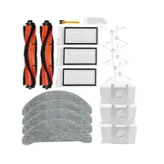 Main Brush Side Brush Filter Mop Cloth Dust Bag Replacement Accessories For Eve Plus Robot Vacuum C