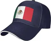 [SSIULUS] Flag of Mexico Casquette Cap Hats,Trucker,Baseball Cap with Snapback,Perfect for Summer,Golf