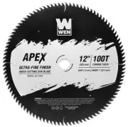 WEN BL1200C Apex 12-Inch 100-Tooth Carbide-Tipped Ultra-Fine-Finish Saw Blade