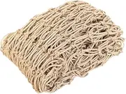 Hemp Rope Net Jute Twine Trellis Plant Support Netting Net Child Safety Rope Netting for Balcony, 15 cm Mesh