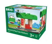 BRIO World Destination - Record & Play Train Platform