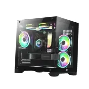 Bgears b-Pellucid MicroATX Gaming PC Case with 350 x 279 x 375 mm Black