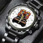 Back to the Future Black Stainless Steel Watch