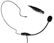 New Cardioid Headset Microphone w/ Flexible Wired Boom for Shure Wireless