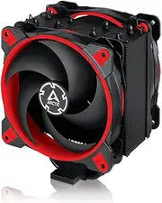 ARCTIC Freezer 34 Esports Duo - Tower CPU Cooler with BioniX P-Series case Fan in Push-Pull, 120 mm PWM Fan, for Intel and AMD Socket - Red