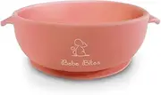Bebe Bites - Toddler Bowls - Suction Bowls for Babies & Toddlers - 100% Food-Grade Silicone - BPA Free - Microwave & Dishwasher Safe - Baby Led Weaning Feeding Supplies