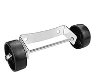 Patio Heater Pulley,Replacement Parts Stainless Steel Movable Patio Heater Wheel Kit - Sturdy Rust-Resistant Heater Pulley Patio Accessories for Outdoor & Garden