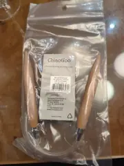 Chiaogoo 24" 19 Clear Cable Circular Needle Wood