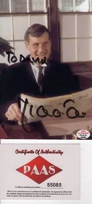 SIR MICHAEL PALIN ICONIC STAR & TV PRESENTER SIGNED "MONTY PYTHON" PHOTO PAAS