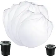 30 Pieces Paint Strainer Bags 20Pcs 5 Gallon White Fine Mesh Filters Bag 10Pcs1 Gallon Paint Filter