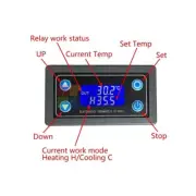 10A DC 6V -30V Digital LCD Display Thermostat Temperature Controller Regulator