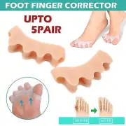 Silicone Foot Finger Corrector Toe Separator Gel Bunion Pain Relief Gasket Tool