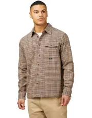 [Ben Sherman] Difused Plain Overshirt in Rust