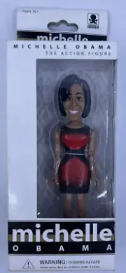 NEW 2009 Jailbreak Collective Michelle Obama The Action Figure Red / Black Dress