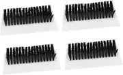 SOESFOUFU Ergonomic Nail Cleaning Brush 4 Pack Abs Handwashing Brush Soft Bristles Heat-Resistant for Salon Home Go