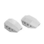 2x Front Axle Housing A Model Metal Axle Egg for CURRIE VP VS4-10 F9 RC Car