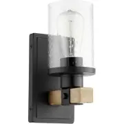Quorum International 5189-1-69 Alpine Wall Sconce Noir with Driftwood
