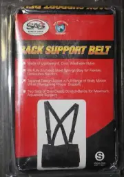 SAS Safety Back Support Belt size small 38" - 47" Deluxe Back Support Belt